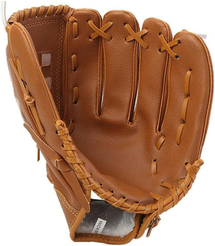 Overmont Baseball Glove Infield Baseball Gloves for Beginner Play, 10.5 inch