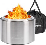 19.5" Bonfire Fire Pit with Cover Bag Removable Ash Pan